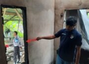 Tim Inafis Polres Lotim Lakukan Cek TKP Kebakaran Rumah Di Desa Dadap