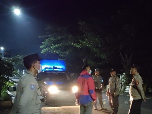 Patroli Malam Polsek Gerung Ciptakan Situasi Aman di Jalur Bypass Bil 1 dan Bil 2