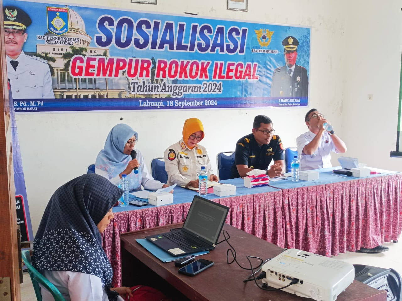 Gempur Rokok Ilegal! Lombok Barat Perangi Peredaran Rokok Ilegal