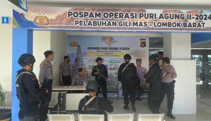 Polsek Lembar Gelar Operasi Puri Agung II 2024: Jaga Keamanan Menjelang International Artisan Festival