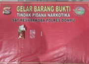 Terciduk, Pengedar Sabu di Soritatanga di Gelandang ke Mapolres Dompu