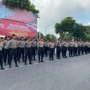 Polres Loteng Siapkan 775 Personel Amankan Semua Tahapan Pilkada Serentak 2024.