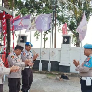 Kesiapan Penuh Polres Lombok Barat di Kantor KPU Menjelang Pemilu