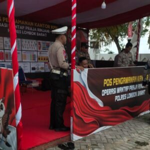 Patroli Polres Lombok Barat: Pastikan Keamanan Pemilu 2024