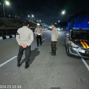 Patroli Blue Light Polsek Kediri: Langkah Preventif Menjaga Keamanan di Lombok Barat