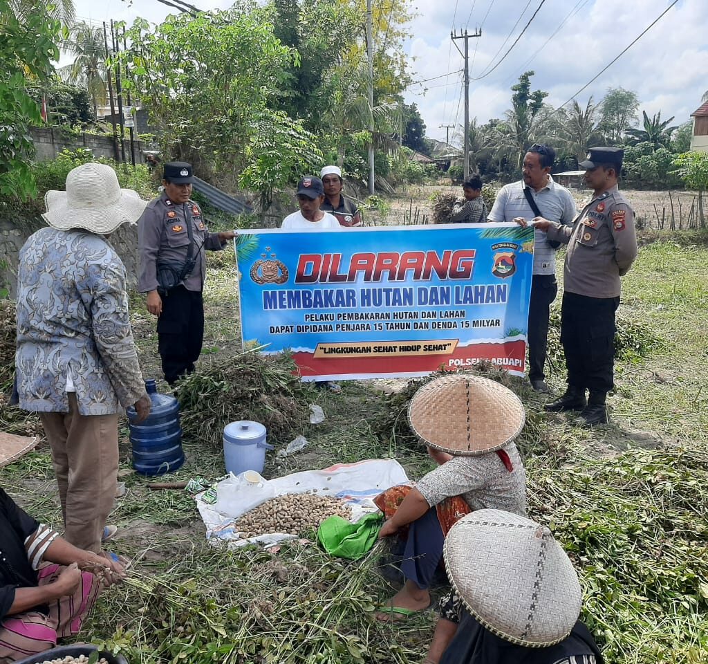 Polsek Labuapi Gelar Patroli Cegah Kebakaran Hutan Masyarakat Dilibatkan!