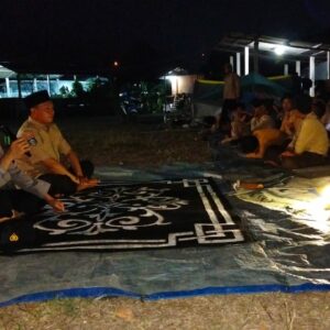 Perkemahan Tiga Hari, Kapolsek Maluk Tekankan Pentingnya Ketertiban