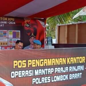 Kesiapsiagaan Polres Lombok Barat Dalam Amankan Pemilu 2024