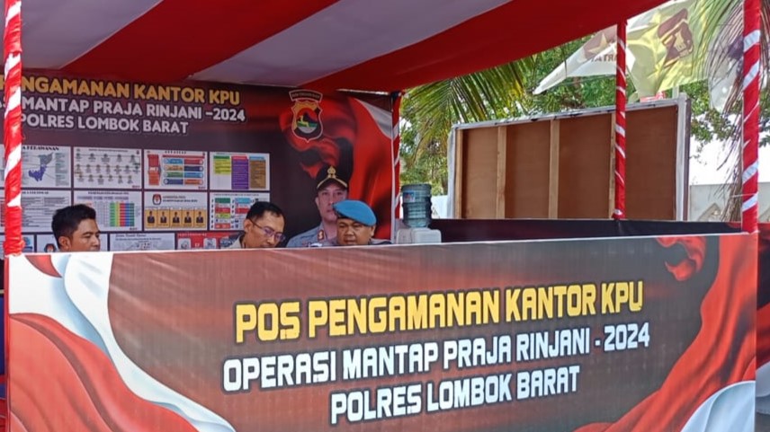 Kesiapsiagaan Polres Lombok Barat Dalam Amankan Pemilu 2024