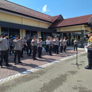 Sampai Hari ke-20 Kampanye, Situasi Tetap Kondusif, Satgas OMP Polres Sumbawa Barat Terus Lakukan Pengamanan