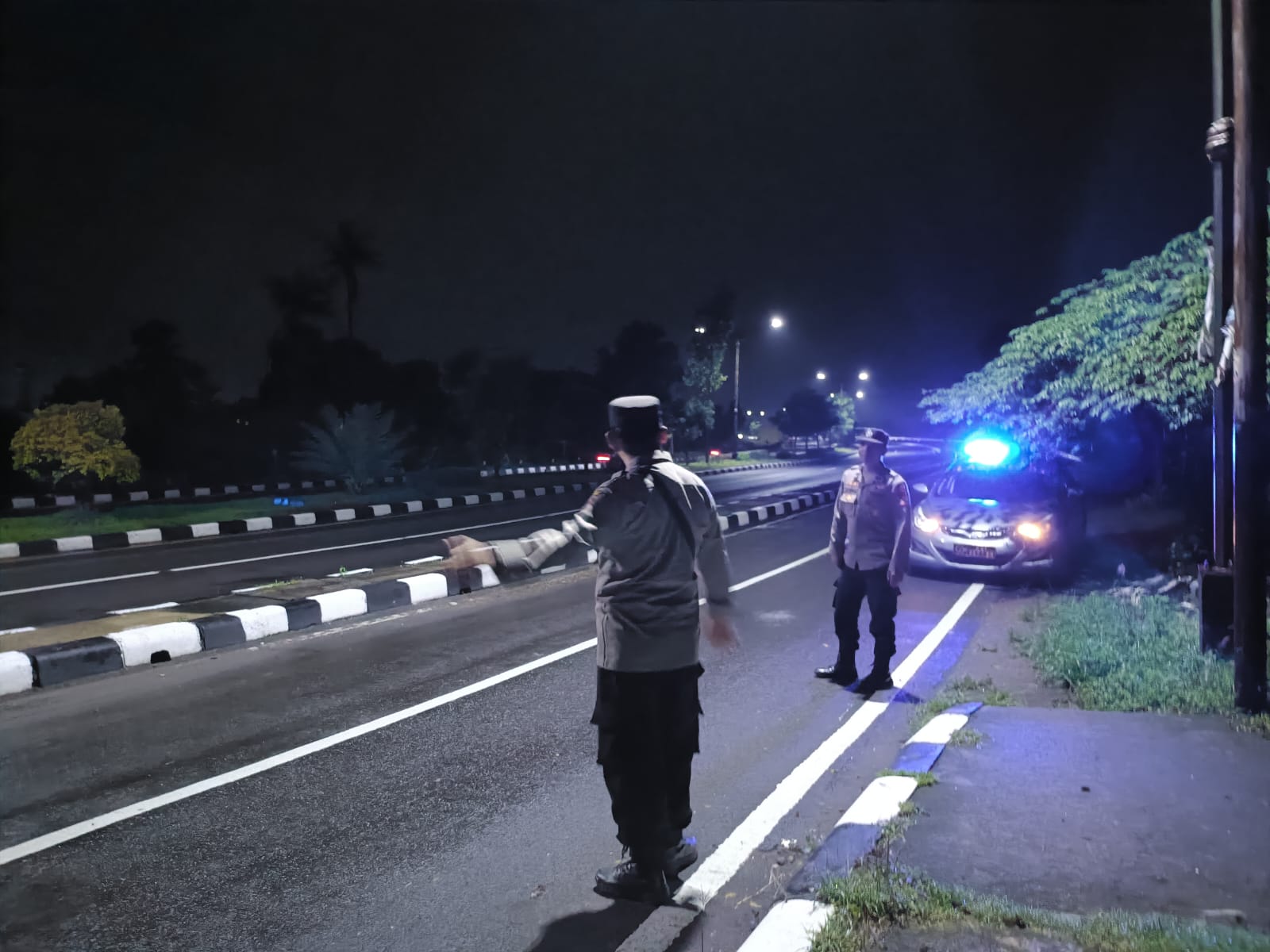 Dini Hari di Labuapi Patroli Blue Light Jaga Ketertiban, Ini Lokasi Sasarannya