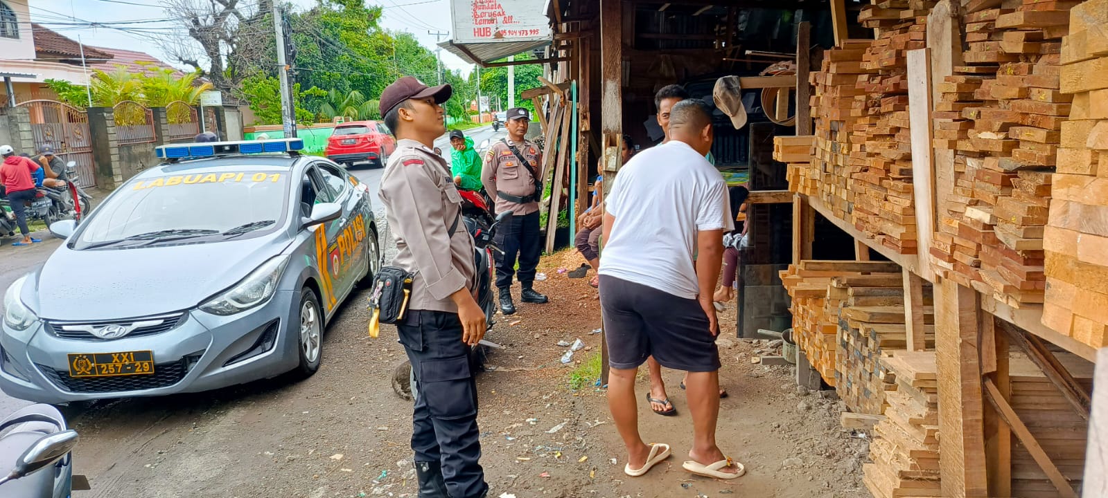 Labuapi Aman Patroli Intensif Polisi Cegah 3C dan Jamin Kamtibmas