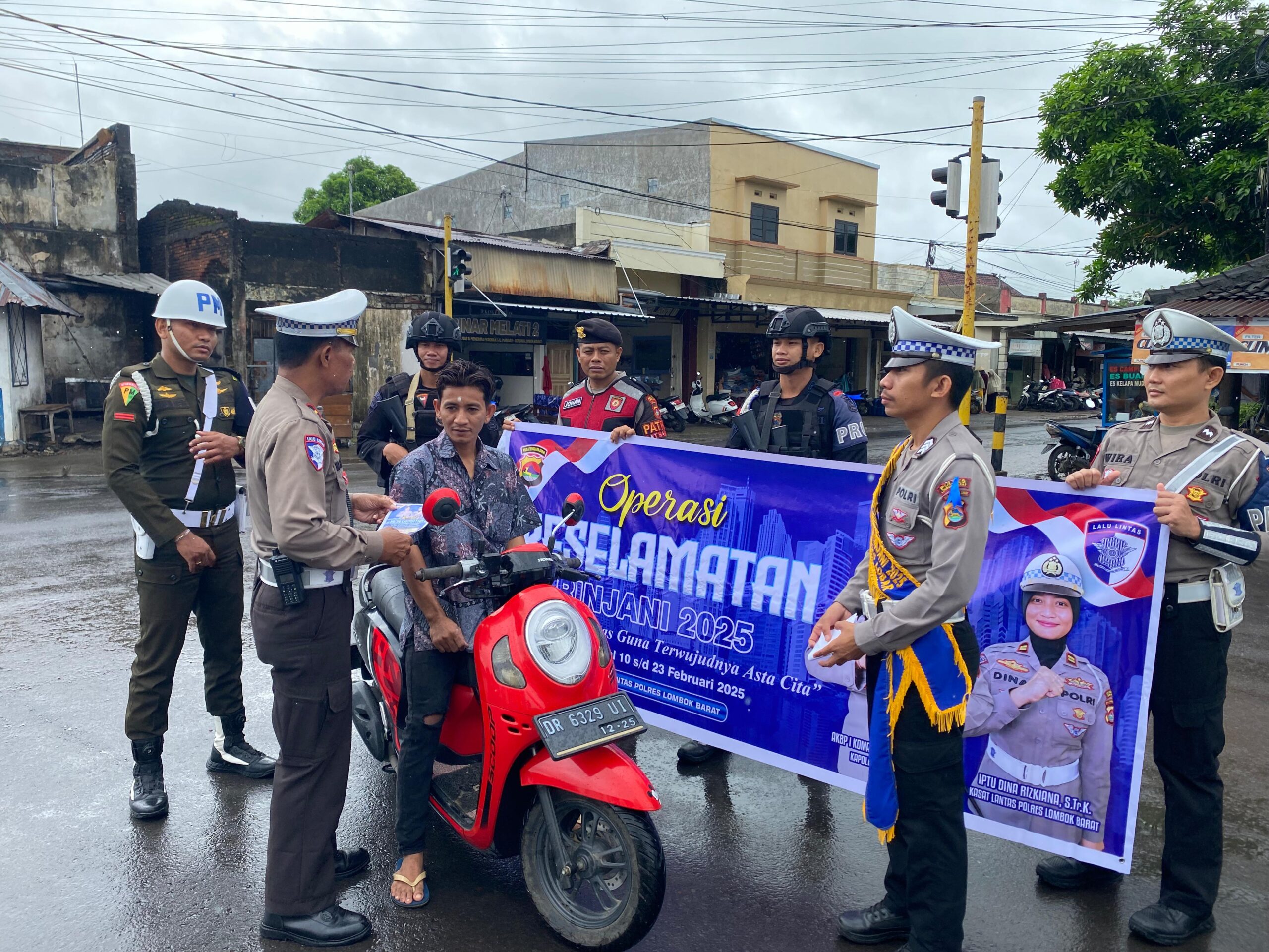 Polres Lobar Gelar Operasi Keselamatan Rinjani 2025, Lakukan Edukasi dan Teguran Simpatik