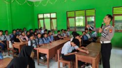 Sat Lantas Polres Lombok Utara Gelar Sosialisasi Tertib Lalu Lintas di SMPN 4 Gangga