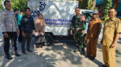 bhabinkamtibmas kelurahan kandai dua laksanakan pendampingan penyaluran makanan bergizi gratis di kecamatan woja
