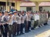 Personil Polres Dompu Bersama TNI, Brimob, dan Sat Pol PP Amankan Aksi Unjuk Rasa Damai oleh PMII di Kantor DPRD Kabupaten Dompu