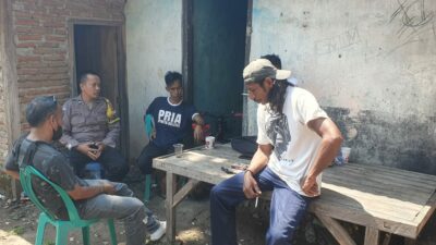 Bhabinkamtibmas Kelurahan Jatibaru Timur Laksanakan Sambang dan Himbauan Kamtibmas