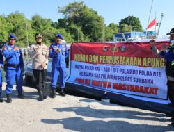 Sat Polairud Polres Sumbawa Hadirkan Poliklinik dan Perpustakaan Terapung untuk Warga Pesisir