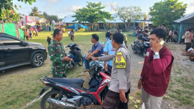 Bhabinkamtibmas Ai Kangkung Monitoring Jambore Ranting Sekongkang, Kegiatan Berjalan Lancar dan Kondusif
