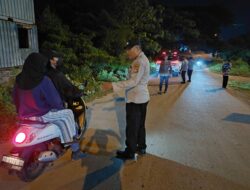 Ciptakan Kondisi Aman dan Nyaman, Polsek Maluk Tingkatkan KRYD di Wilayahnya