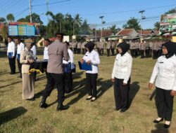 impin Penyerahan SK PPPK Kapolres Bima AKBP Eko Sutomo S.I.K.M.I.K: Berkerlah Dengan Disiplin dan Tepat Waktu