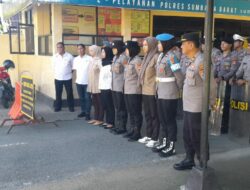 Personel Polres Sumbawa Barat Gelar Latihan Dalmas, Tingkatkan Kesiapsiagaan dan Ketahanan di Lapangan