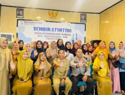 Bhabinkamtibmas Desa Sekongkang Bawah Hadiri Rembuk Stunting sebagai Bentuk Dukungan Pencegahan Stunting di Tingkat Desa
