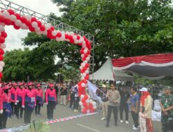 Kapolres Sumbawa Barat Meghadiri Pembukaan Lomba Gerak Jalan Rangka Harlah Kabupaten Sumbawa Barat Ke-22 Berlangsung Meriah