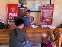 PERSONEL PAMAPTA III POLRES DOMPU TINGKATKAN PELAYANAN PUBLIK, TERIMA LAPORAN MASYARAKAT DENGAN CEPAT DAN HUMANIS