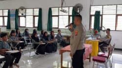 Polsek Sumbawa Sosialisasikan SMA Kemala Taruna Bhayangkara di SMPN 5