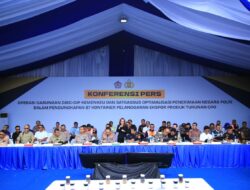 Kapolri Hadiri Pengungkapan 87 Kontainer Pelanggaran Ekspor Produk Turunan CPO