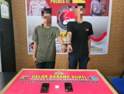 Sat Resnarkoba dan BNNK Sumbawa Amankan Dua Terduga Pelaku Beserta 6,86 Gram Sabu