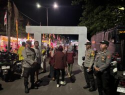Pengamanan Stand di KTC Malam Pembukaan Harlah KSB Berjalan Aman dan Lancar