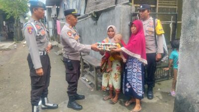 Polsek Kediri Donasi Telur, Capai 132 Minggu Lawan Stunting