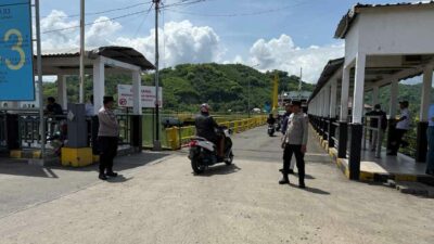 Aparat Sisir Kapal Ferry, Pastikan Penyeberangan Lembar Aman dari Gangguan