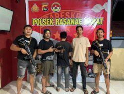Tim Opsnal Polsek Rasana’e Barat Polres Bima Kota Amankan Terduga Pencuri HP