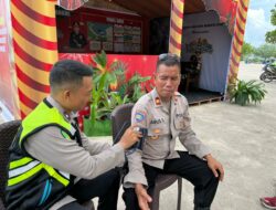 Subsatgas Dokkes Polres Bima Kota Cek Kesehatan Personel di Pos PAM Operasi Lilin Rinjani 2025, Pastikan Tetap Prima Layani Masyarakat