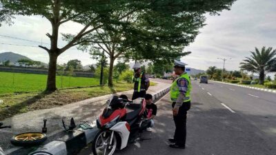 Polisi Perketat Pengawasan Jalur Bypass BIL Lombok Barat