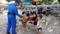 Polairud Polres Lobar Perketat Keamanan Pantai Senggigi