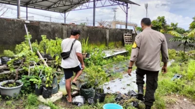 Polri Beri Pendampingan Pertanian Mandiri di Desa Labuapi NTB
