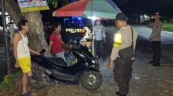Patroli Blue Light Polsek Jerowaru Antisipasi Balap Liar dan 3C di Jalur Desa