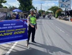 Ops Keselamatan Rinjani 2026: Satlantas Polres Lobar Edukasi Pengendara