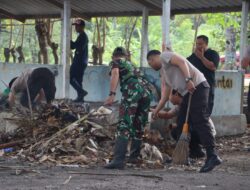 Polres Lombok Utara Gelar Aksi Bersih Pantai Kerakas, Dukung Arahan Presiden soal Penanganan Sampah