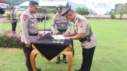 Kapolres Sumbawa Barat Pimpin Upacara Serah Terima Jabatan Kapolsek Seteluk