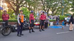 Ditpamobvit Polda NTB Amankan Car Free Day Udayana, Warga Beraktivitas dengan Aman dan Nyaman