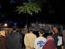 Patroli Subuh, Piket Fungsi Polres Bima Kota Antisipasi Remaja Bunyi Mercon