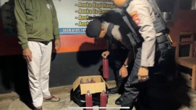 Razia Miras Ramadhan, Sat Samapta dan Sat Resnarkoba Polres Lombok Timur Amankan Sejumlah Barang Bukti di Labuan Lombok