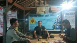 Bhabinkamtibmas Desa Dadap Jalin Silaturahmi dengan Kepala Desa, Ajak Warga Dukung Ketahanan Pangan dan Jaga Kamtibmas