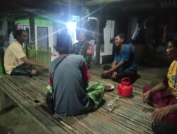 Babinsa Mumbulsari Ajak Warga Jaga Kamtibmas Saat Ramadhan