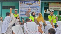 Tanamkan Tertib Lalu Lintas Sejak Dini, Sat Lantas Polres Bima Kota Sosialisasi “Ramadhan Tertib Berlalu Lintas” di SDN 57 Wadumbolo